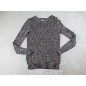 St. John's Bay Sweater‎ Womens Medium Brown Cable Knit Pullover Casual Ladies*